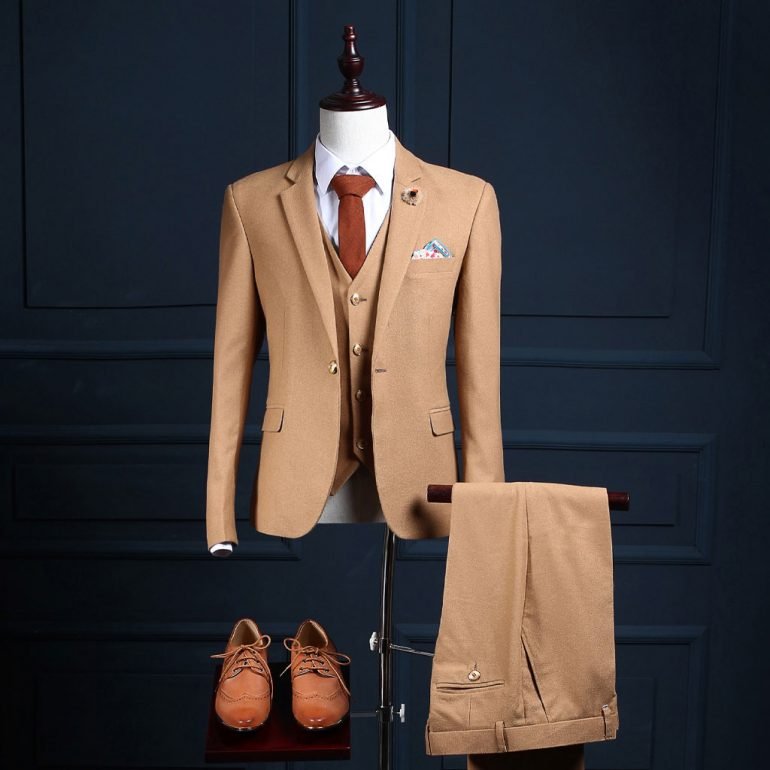 Camel - Brown Custom Suit - Suitably - Australian Tailor-Made Suits